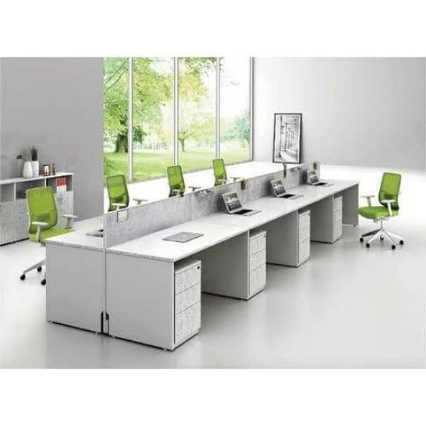 office  table , workstation, cubicle, conference table, reception desk 3