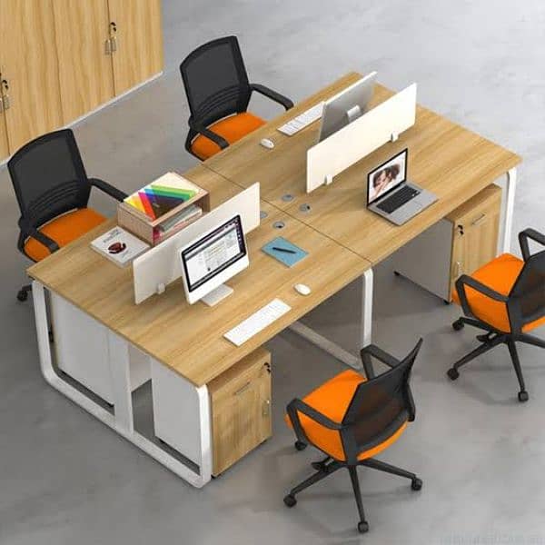 office  table , workstation, cubicle, conference table, reception desk 4