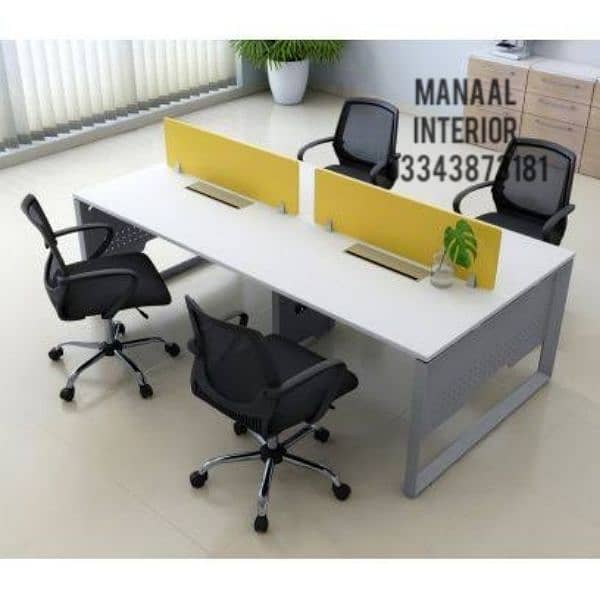 office  table , workstation, cubicle, conference table, reception desk 5