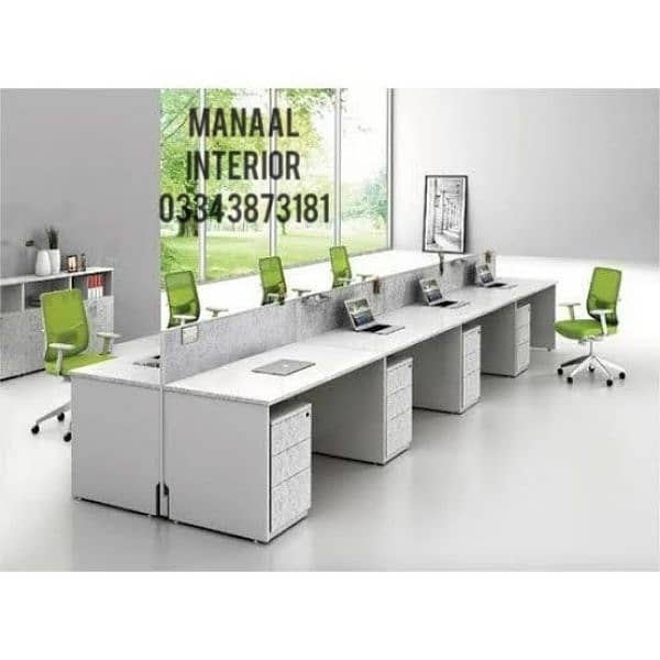 office  table , workstation, cubicle, conference table, reception desk 6