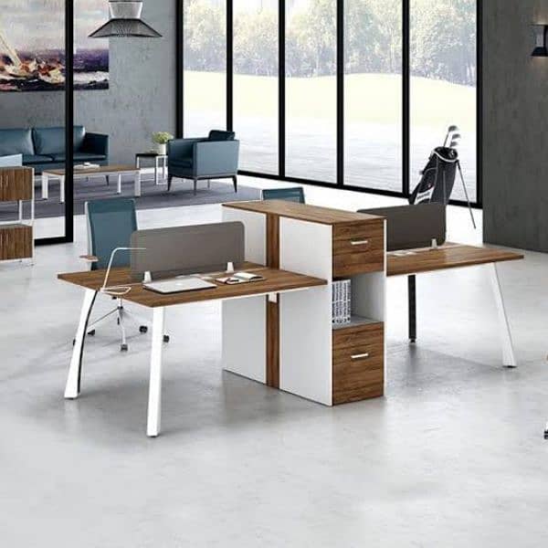 office  table , workstation, cubicle, conference table, reception desk 14