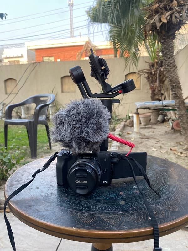 Canon M50 with Mic, Weebill S and Tripod 2