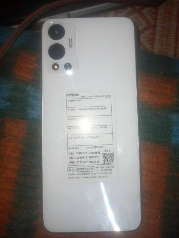 Infinix hot 12 he only . with Box and charger . 0