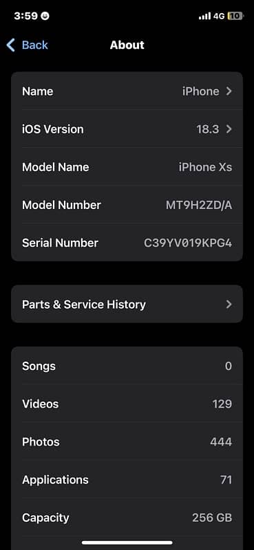 iphone Xs 256 telenor sim working data & call 3