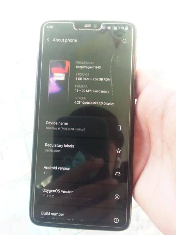OnePlus 6   |   8/256 3