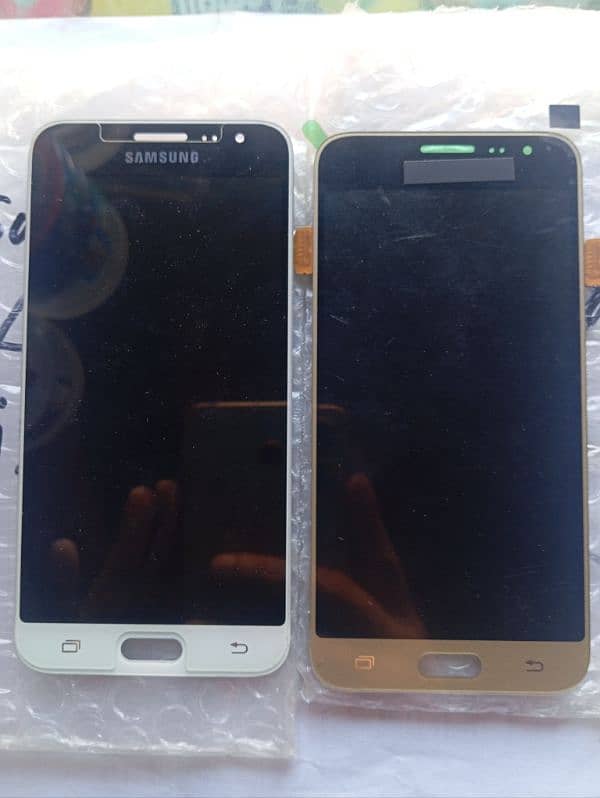 Samsung j320 ic penal white&golden 1