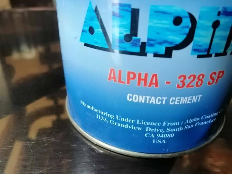 Alfha contact cement smad glue 1