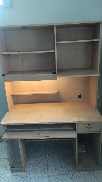 Computer & Study Table with Shelves 3