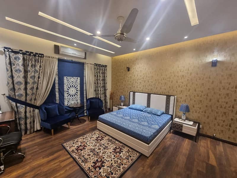 10 Marla Brand new first entry full furnished house for rent in Bahia Town lahore 21