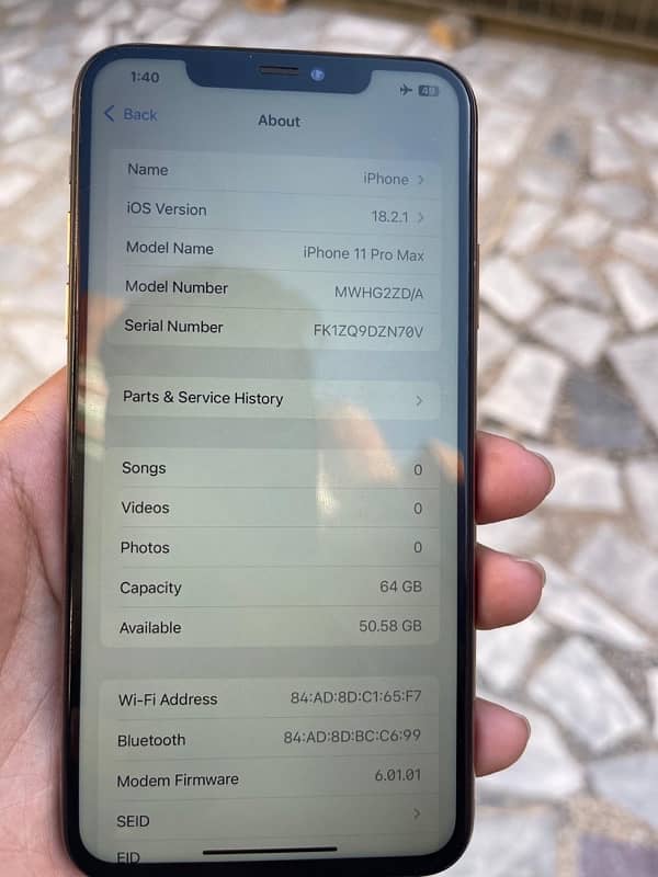 Iphone 11 Pro max 64 gb Non pta 5