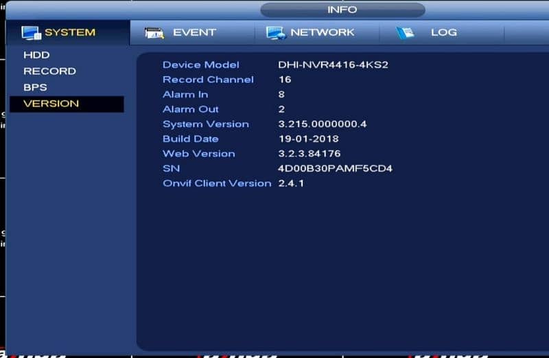 NVR DHI-NVR4416-4kS2 board Working condition available 0