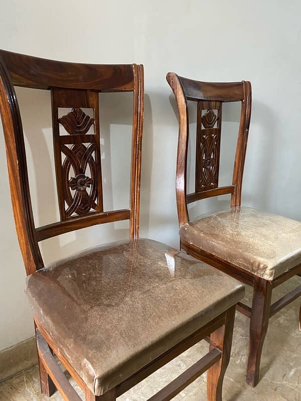 Dining table with 6 chairs 2