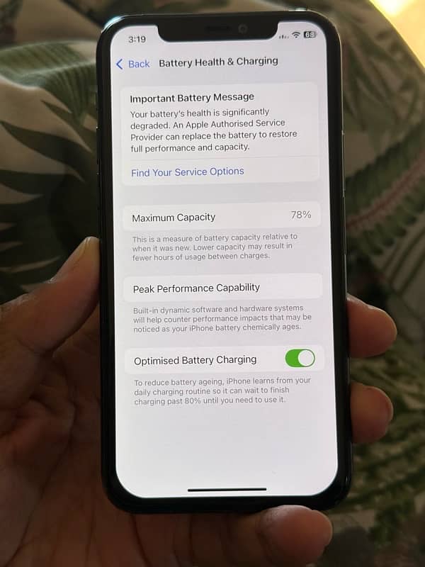 Iphone11 Pro Midnigt Green Colour LLa Model 8