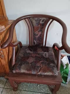 1 Solid Wooden Sofa Set Chairs.