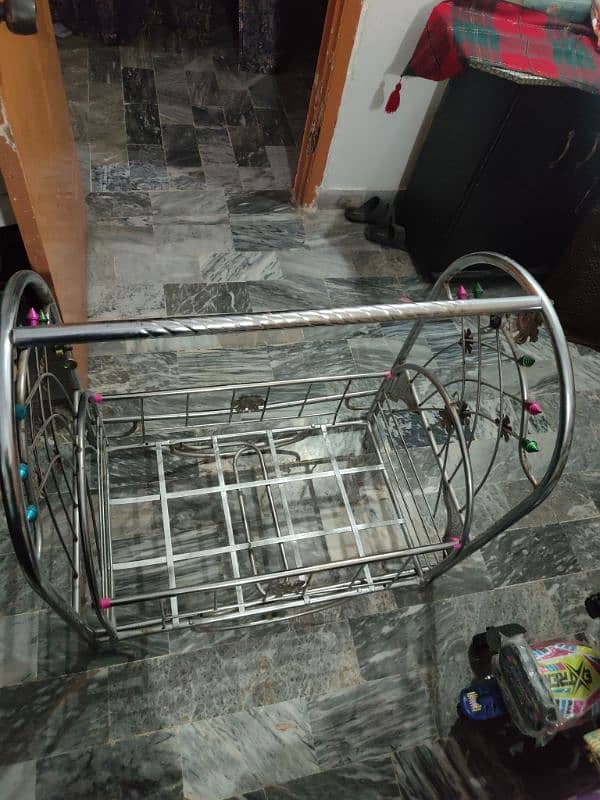 Baby Cradle for Sale almost Zero Used in New Condition 3