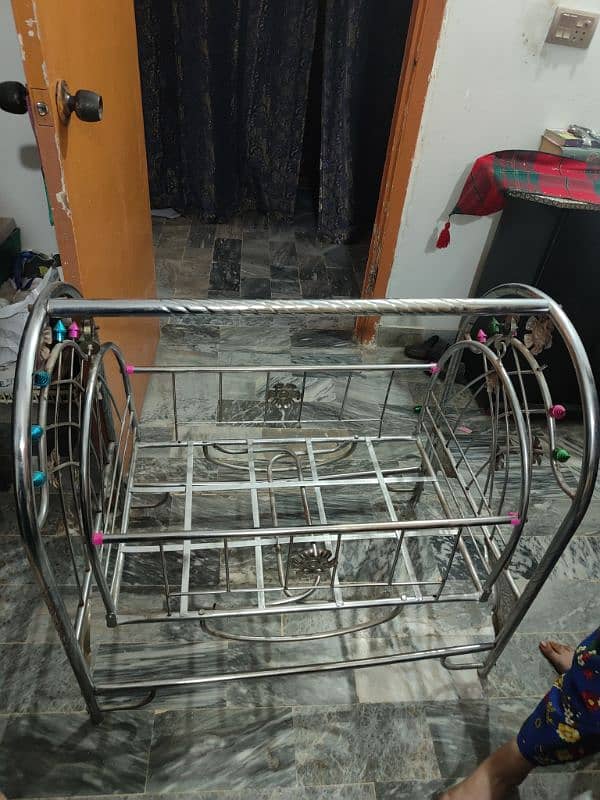 Baby Cradle for Sale almost Zero Used in New Condition 4