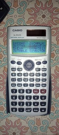 Casio SD calculator solar and cell working