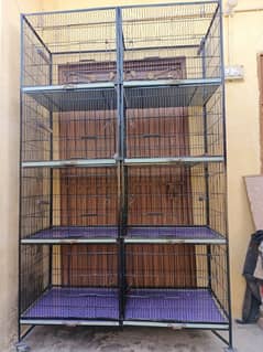 8 portion wire cage