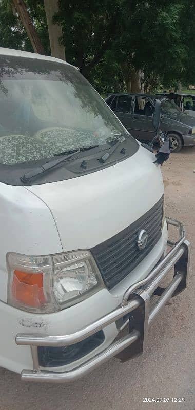 urjant sale Nissan karwan hiace exchange posiable 5