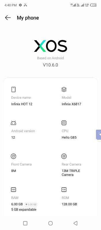 Infinix hot 12 0