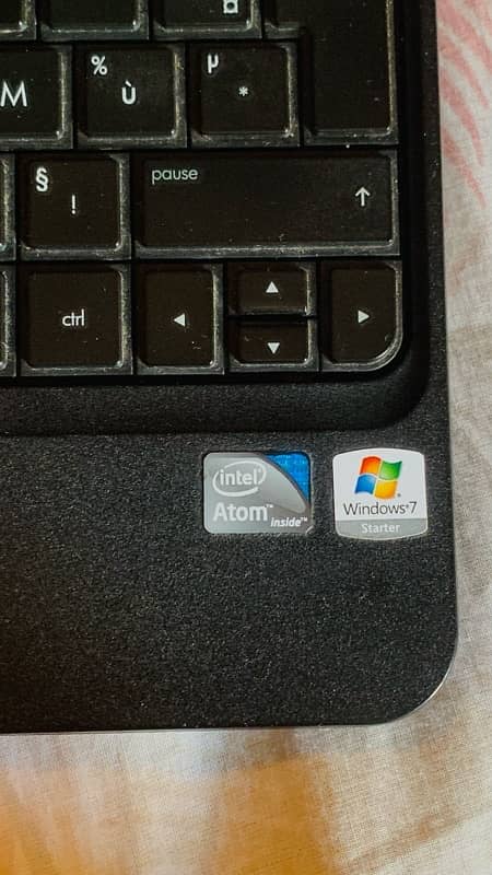 Hp laptop Atom inside windows 7 2