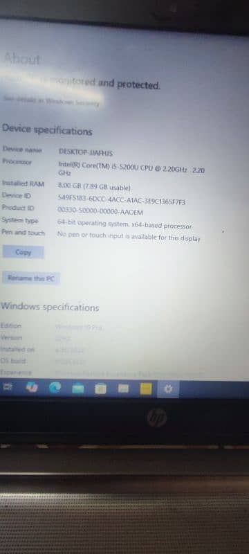 laptop HP core i5 ,5th generation 1