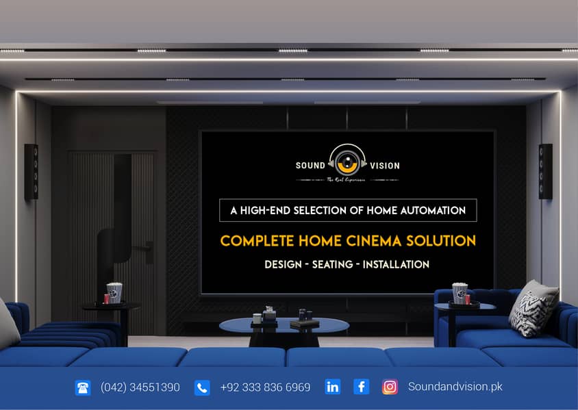 Home Cinema | Design | Installation | AV Solution | SoundProofing & Mo 0