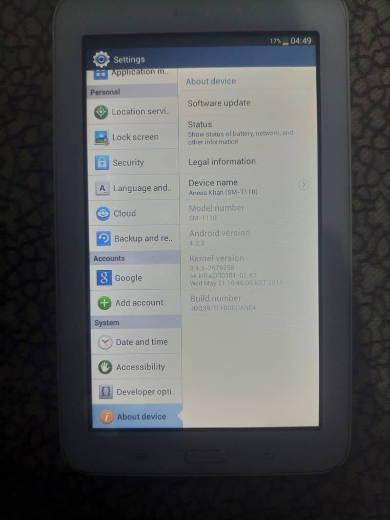 Samsung Tablet For Sale ! 5