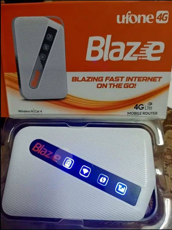 Internet Device Blaze 4G+. Brand new unlocked. jazz zong telenor. vivo 0