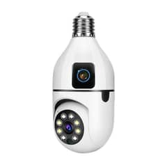 E27-2 DUAL LENS BULB CAMERA 1080P WIFI PANORAMIC NIGHT VISIO