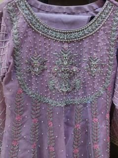 Full embroidered frock