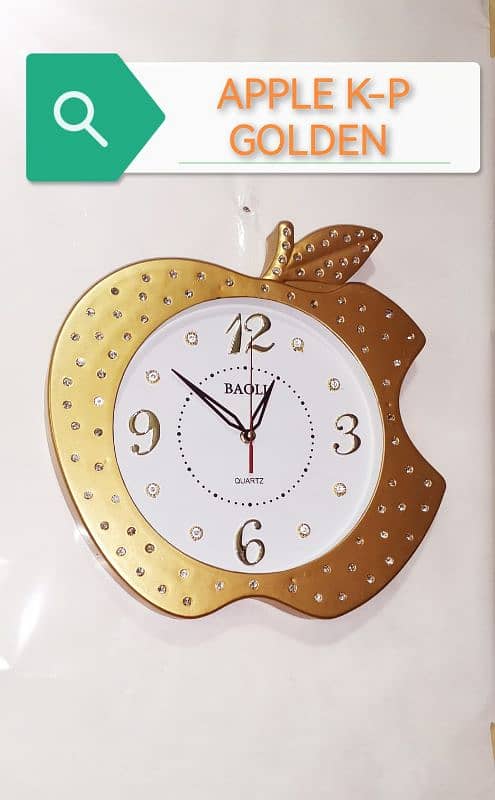 APPLE WALL CLOCK 50%OFF 6