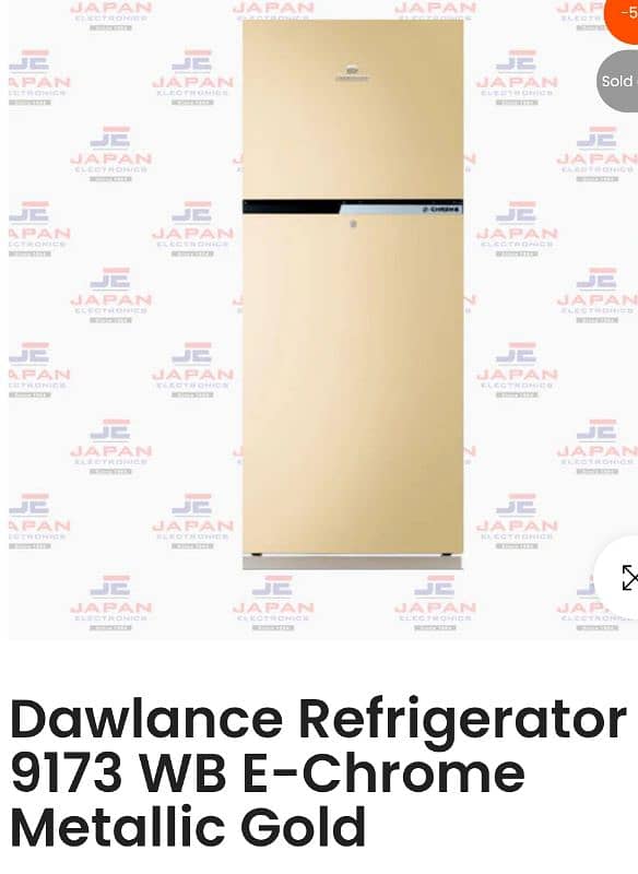 Dawlance refrigerator model wb 9173 0