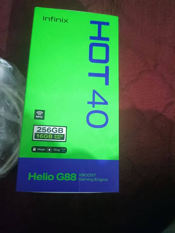 Infinix hot 40 16+256 gb 0