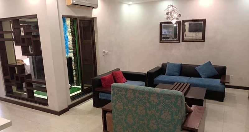 3 Bedrooms Fully Furnished Upper Portion For Rent DHA Phase 8,Eden City Lahore. 0