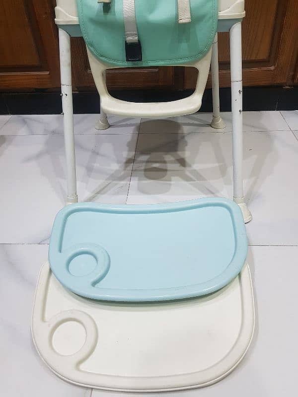 2 Imported Baby Items High Chair and Baby Cot in very good condition 2