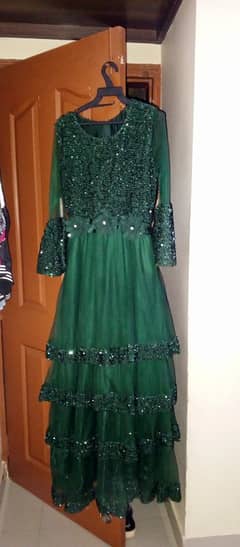 green net frock