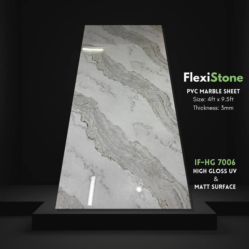 Flexi stone | Marble Sheet | Media wall sheet - Pvc Marble Sheet 0