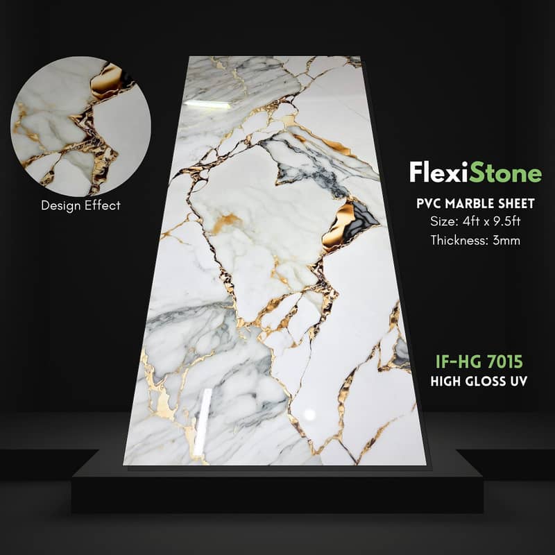 Flexi stone | Marble Sheet | Media wall sheet - Pvc Marble Sheet 4