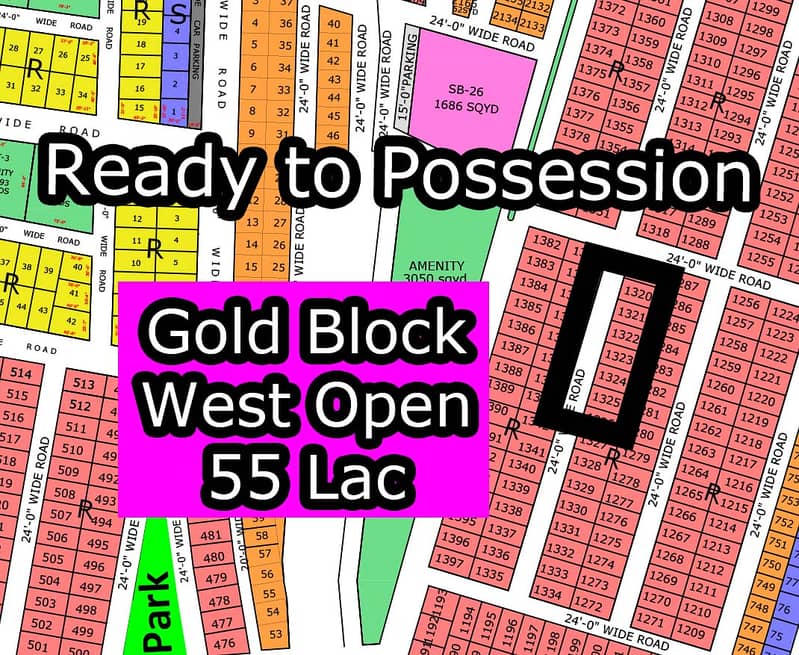 R - (West Open + Gold Block) North Town Residency Phase - 01 (Surjani) 0