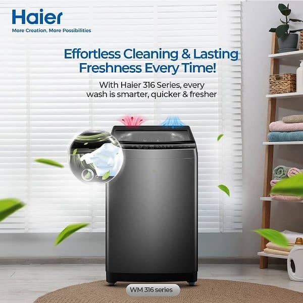 Haier Top load fully automatic washing machine 2