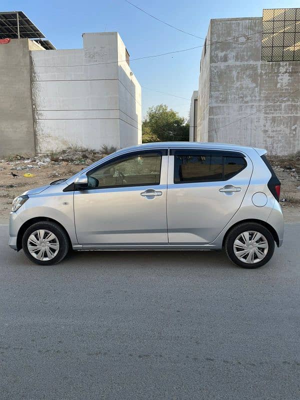 Daihatsu Mira 2021 XSA 4.5 grade auction silver colour unregistered 2