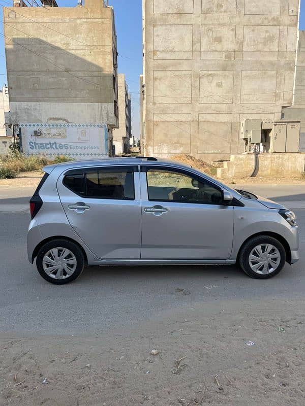 Daihatsu Mira 2021 XSA 4.5 grade auction silver colour unregistered 3