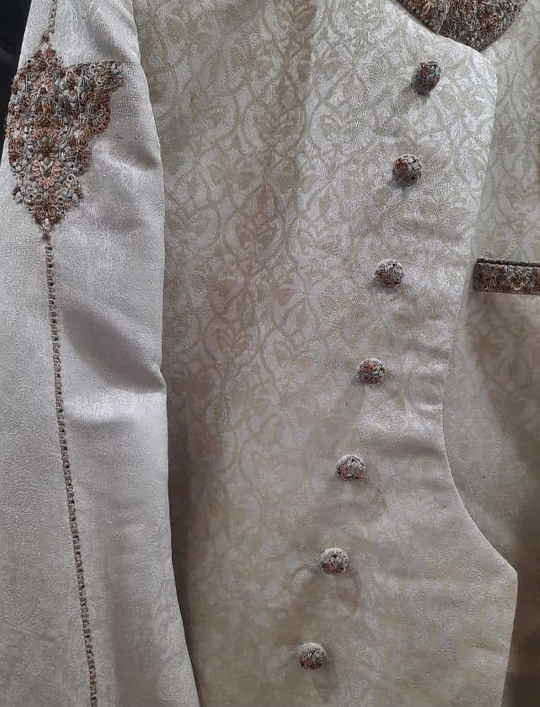 Barat Sherwani with shoes 3