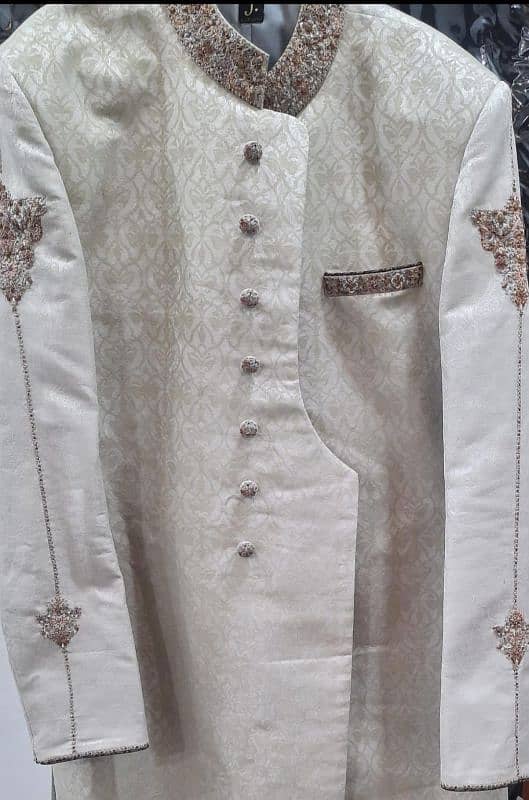 Barat Sherwani with shoes 4