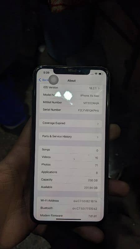 iphone Xs max non pta 256 gb exchange possible 8