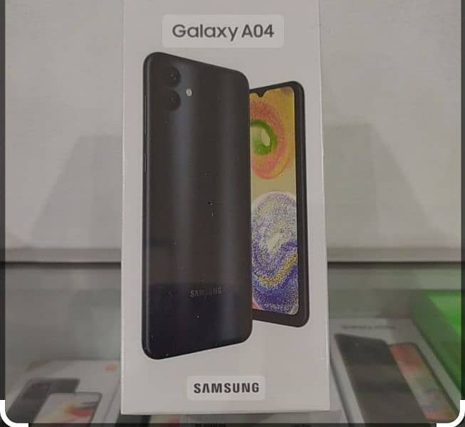 brand new box pack Samsung A04 3/32. dual sim pta approved. company pa 0