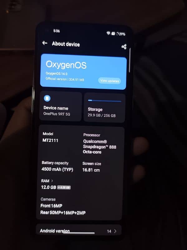 OnePlus 9rt Non Pta 8