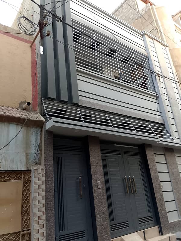 Ground+1 80 yards, West Open, Brand New House 5A/4 North Karachi 0