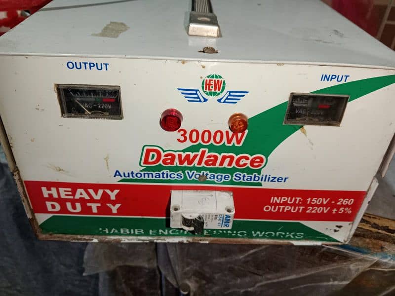 dawlance  3000 wat stabilizer 0